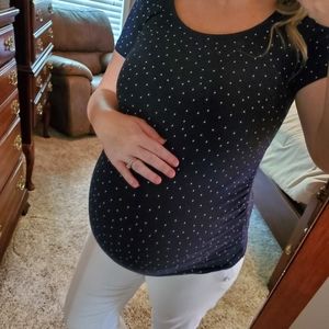 Polka dot Maternity Shirt